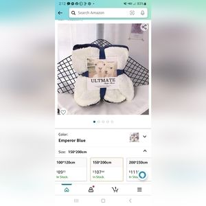 Ultimate luxury shepa throw blanket